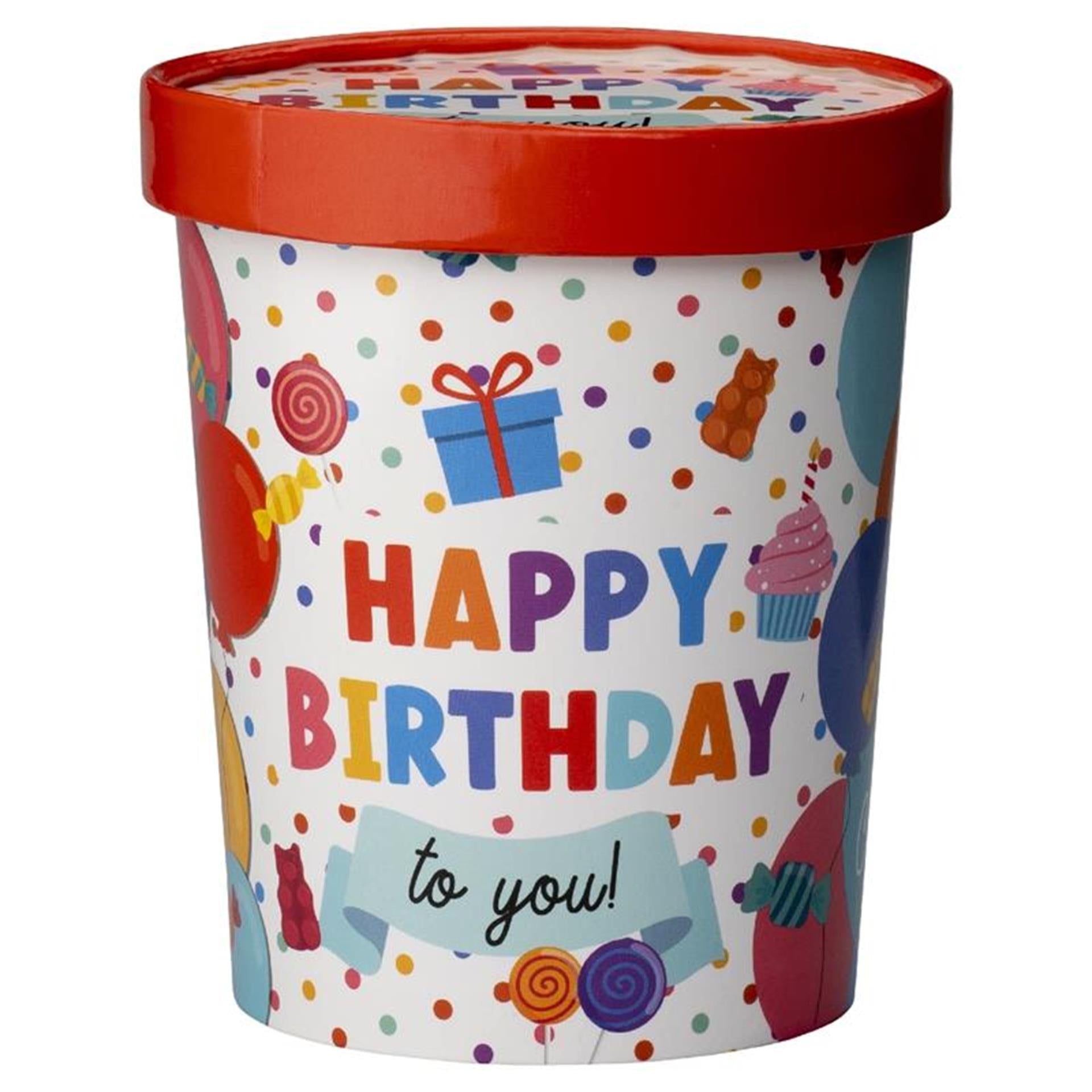 Paperdreams snoepbeker ø12x14cm - happy birthday