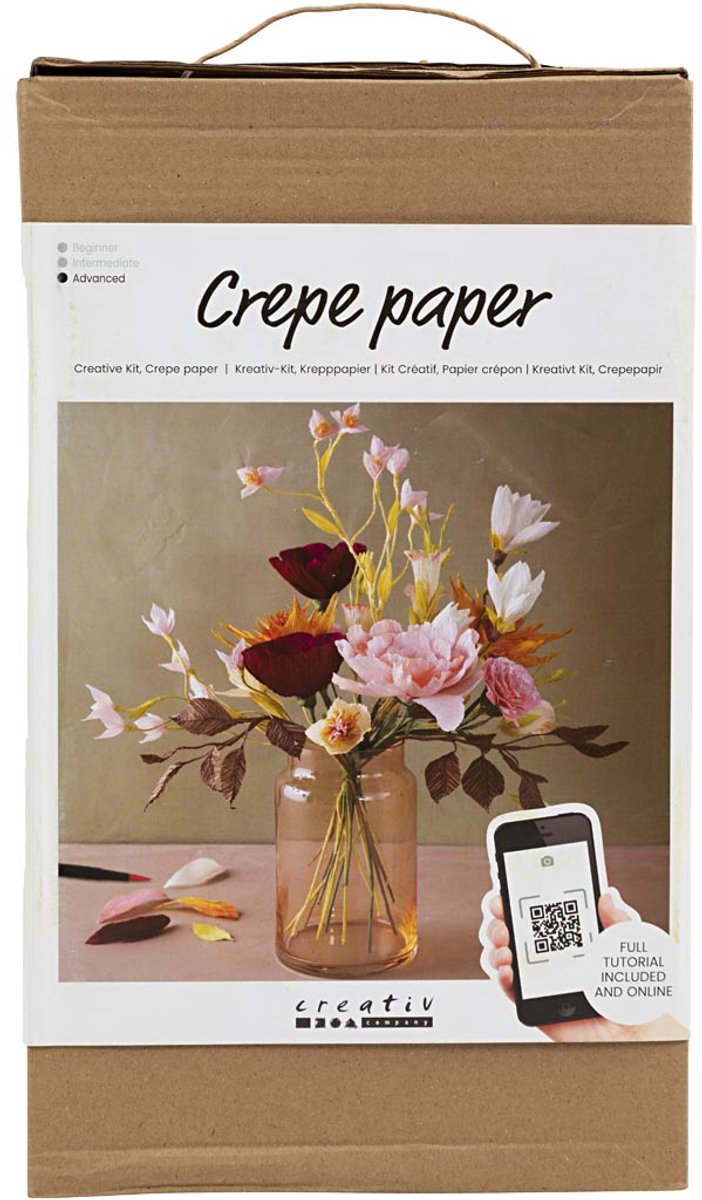 Creativ Company Hobbyset Krepppapier-Blumenstrauß