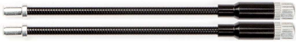 Elvedes verstelbare flex v-brake kabelpijpje lichtmetaal - zwart (2 stuks)