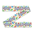 Paperdreams party tape - happy birthday cartoon 12 m