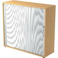 Bach kast hammerer tambour melamine 120x40x110cm beuken