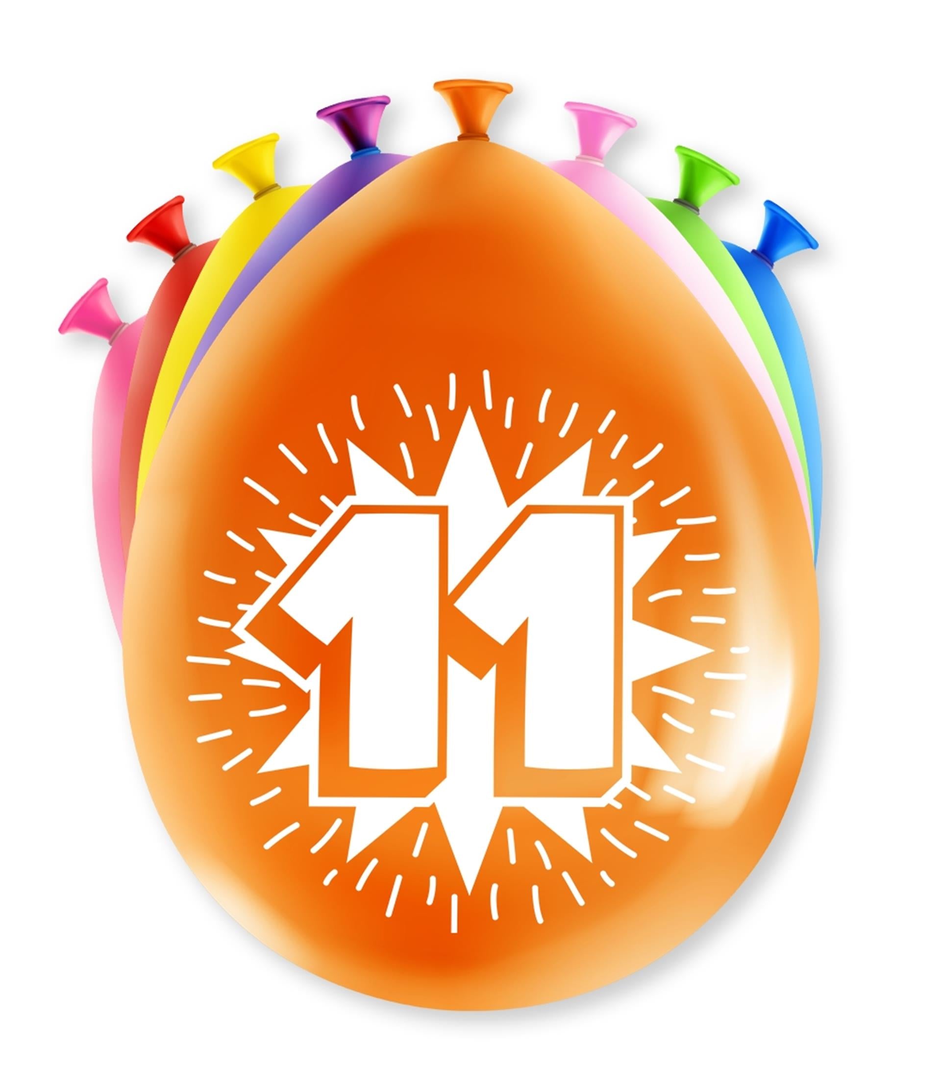 Paperdreams happy party ballon - 11 jaar
