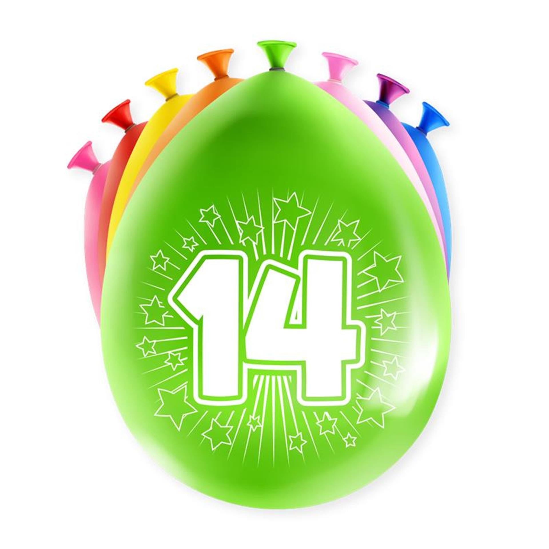 Paperdreams happy party ballon - 14 jaar