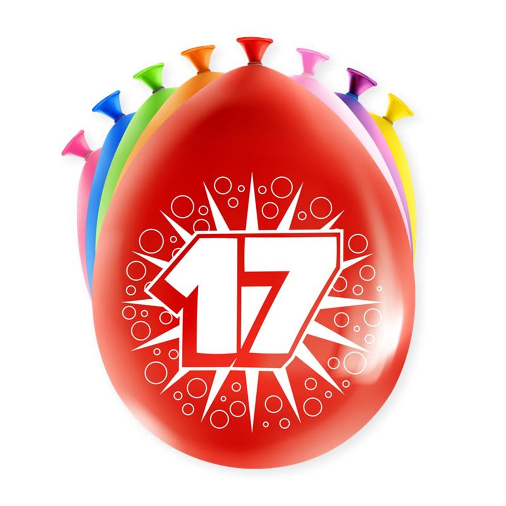 Paperdreams happy party ballon - 17 jaar