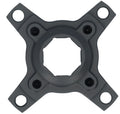 Miranda Kurbelwellen-Spider für Brose Boost Motor, 4-Arm, Lochkreis 58 104 mm – Aluminium, schwarz