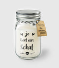 Paperdreams geurkaars in glas - je bent een schat