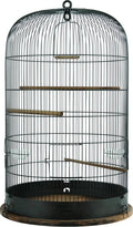 Zolux vogelkooi retro marthe - industriële traliekooi met zitstokken - 48x48x74 cm