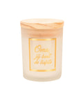 Paperdreams geurkaars klein goud wit - oma