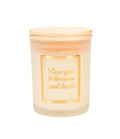 Paperdreams geurkaars klein goud wit - to the moon