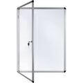 Vitrine bi-office magnetic grijs