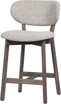 Woood udar barstoel met houten frame - hout - bruin - 94x51x58