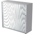Bach roldeurkast hammerer 120 x 40 x 110 cm grijs, zilver