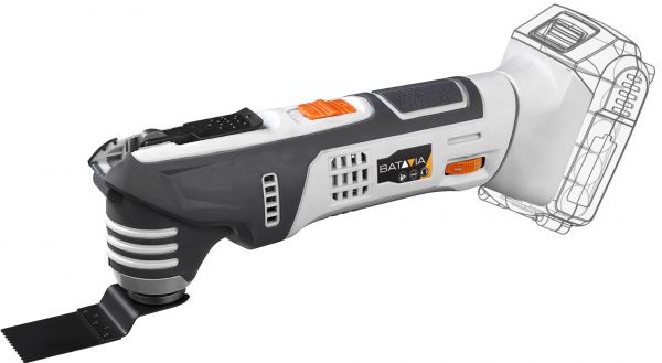 Wechselstrombatterie-Multitool (Maxxpack 18V).