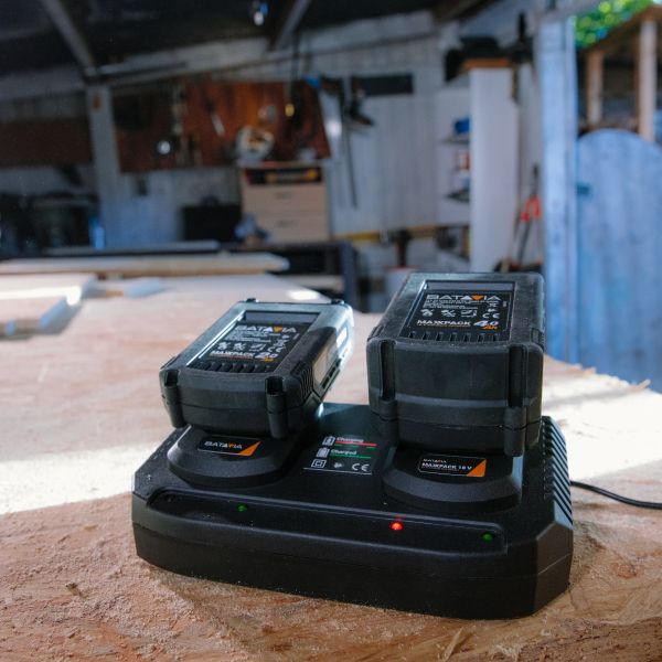 Batavia maxxpack 18v duo lader 2 x 35ah