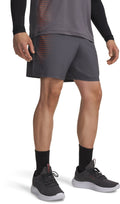 Under armour ua tech play short-gry heren sportbroek - castlerock - outrageous oranje xl
