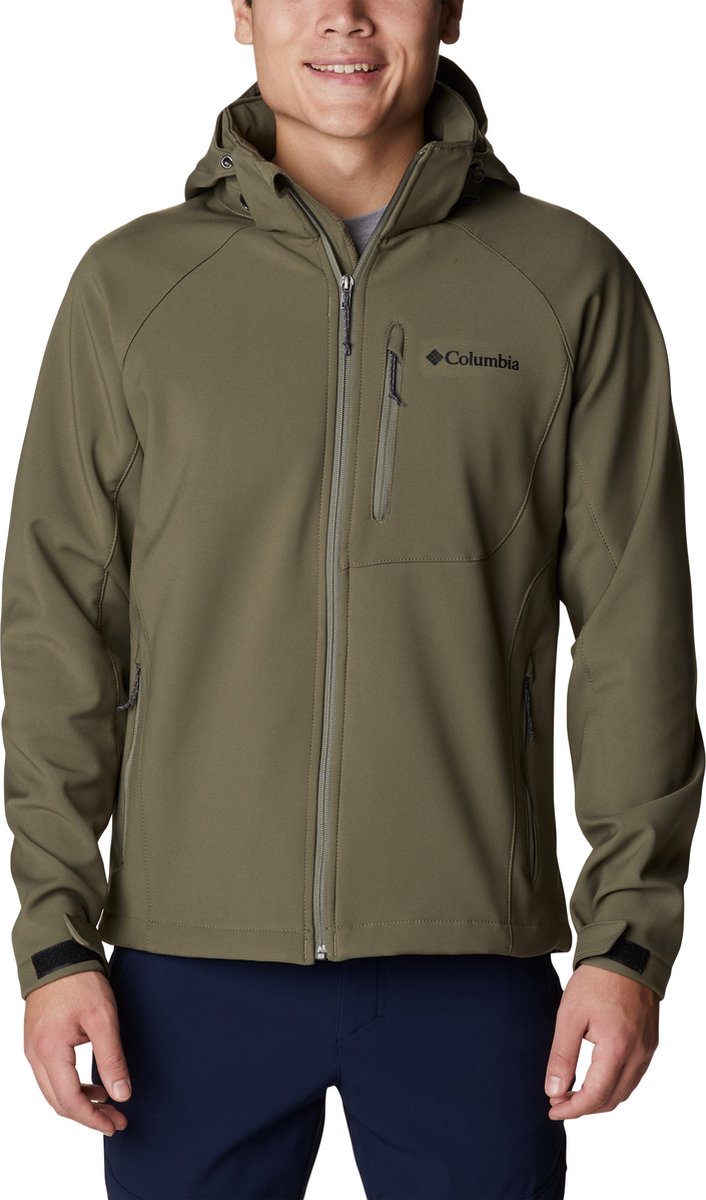 Columbia cascade ridge™ iii softshell men's outdoorjas - stone green - maat m
