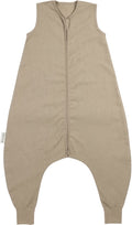 Meyco baby studio collection linnen slaapoverall jumper - taupe - 92cm - 0.5 tog