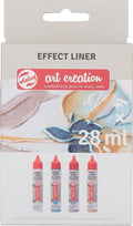 Talens Art Creation Effect Liner Set 4x28ml Spezialperle