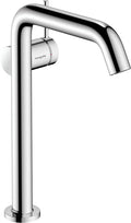 Hansgrohe tecturis s - wastafelkraan - ééngreeps bediening - coolstart energiebesparend - met afvoerplug - 240mm maat - chroom