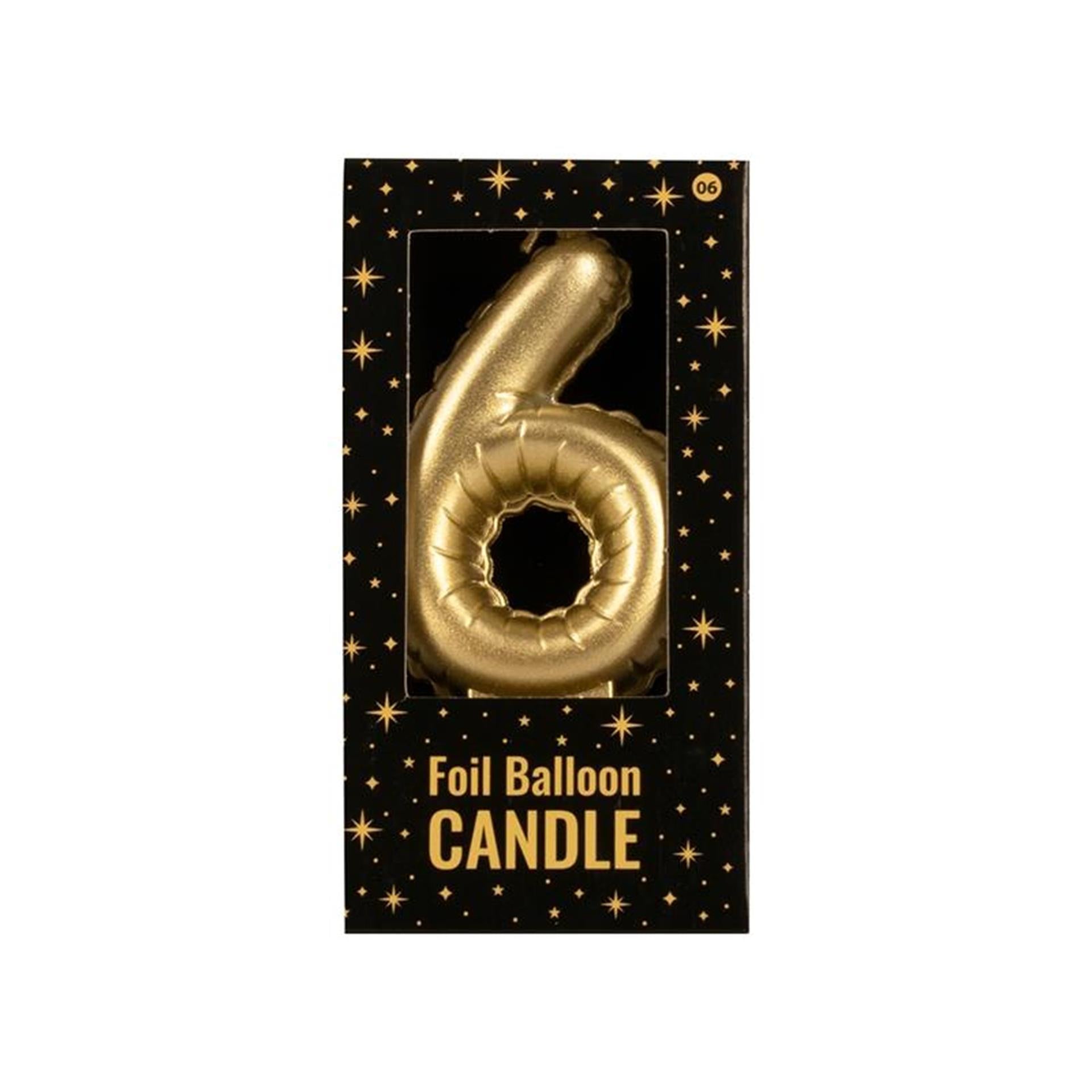 Paperdreams folie ballon kaars goud - 6