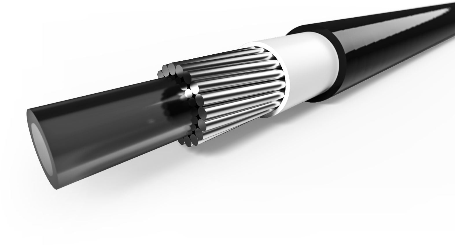 Switch-Brems-Kabel-Kabel-Elemente mit Futter Ø4,9 mm ultraleicht schwarz Schwarz (10 Meter im Beutel)