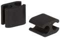 Elvedes Kabelklemmen Duo 4,1 + 5,0 mm schwarz (50 Stück)