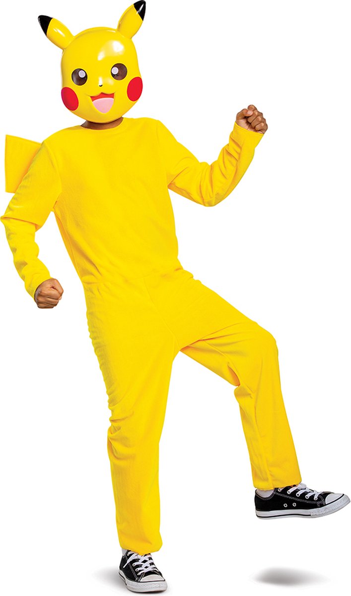 Disguise pokémon, pikachu kostuum classic, maat m (7-8 jaar) m