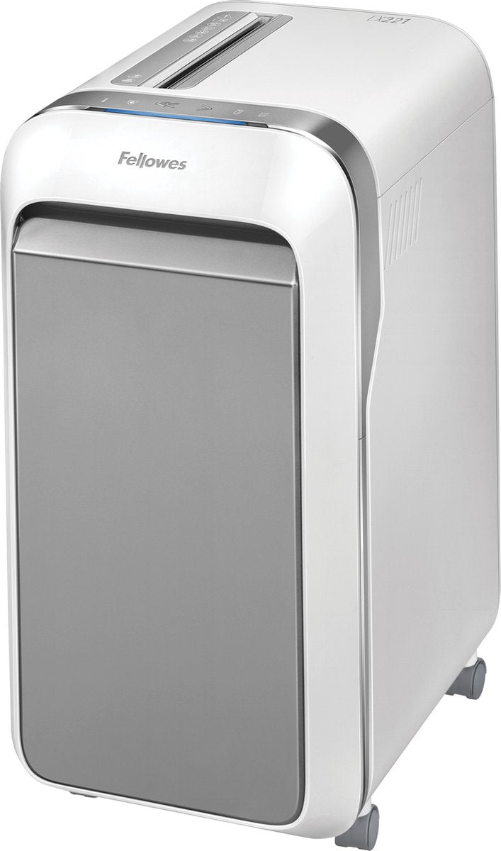 Fellowes lx221 - papierversnipperaar - microsnippers p5 - 20 vel - wit