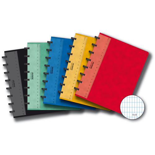 Schrift adhoc colourlines geruit a5