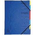 Exacompta sorteermap 54072e 7vaks a4 blauw