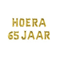 Paperdreams folie ballon letterslinger - hoera 65 jaar