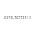 Paperdreams folie ballon slinger - gefeliciteerd