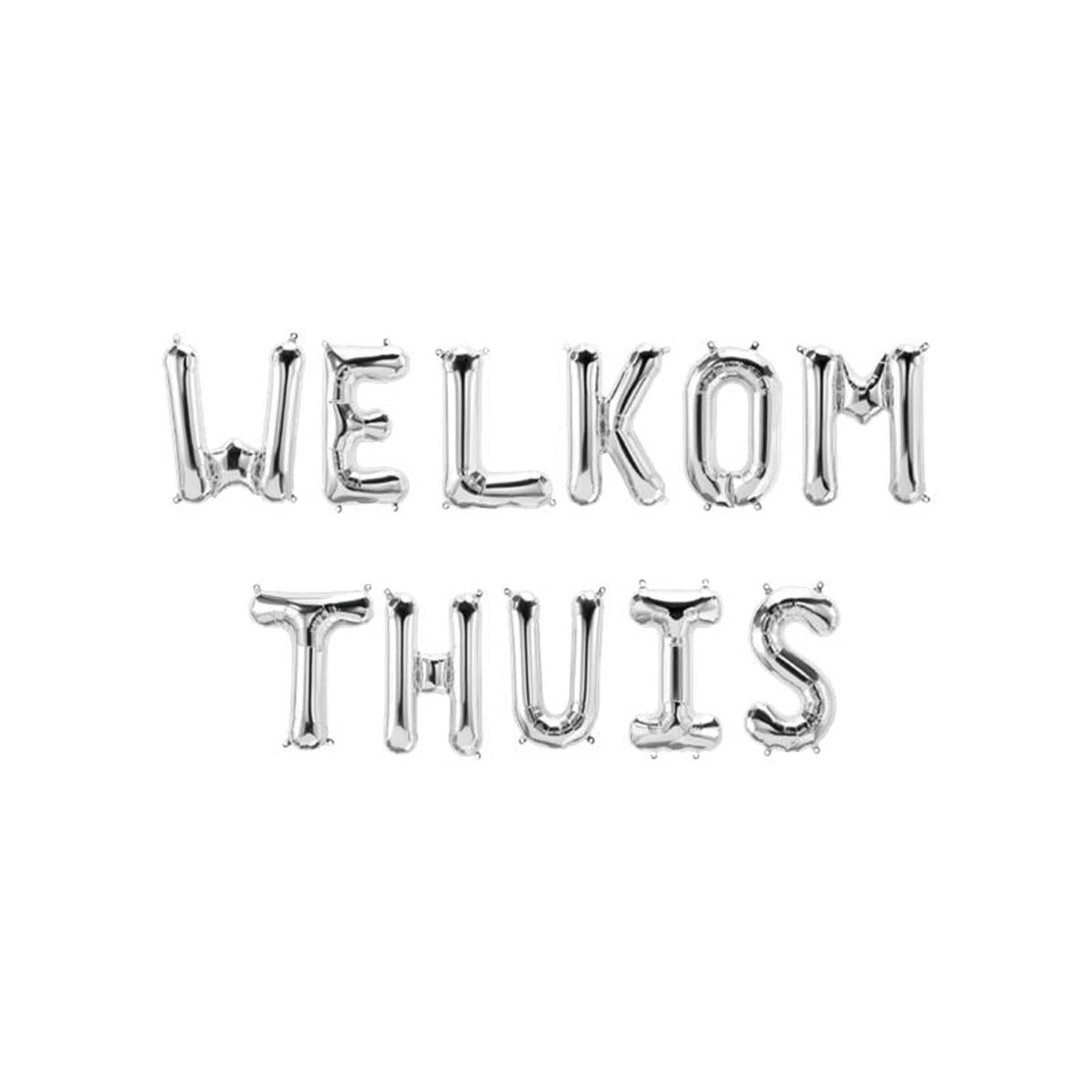 Paperdreams folie ballon slinger - welkom thuis