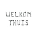 Paperdreams folie ballon letterslinger - welkom thuis