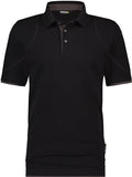 Dassy polo orbital zwart grijs 3xl