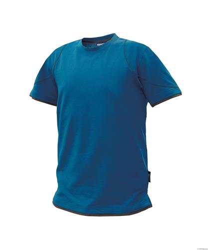 Dassy t-shirt kinetic azuurblauw grijs 3xl