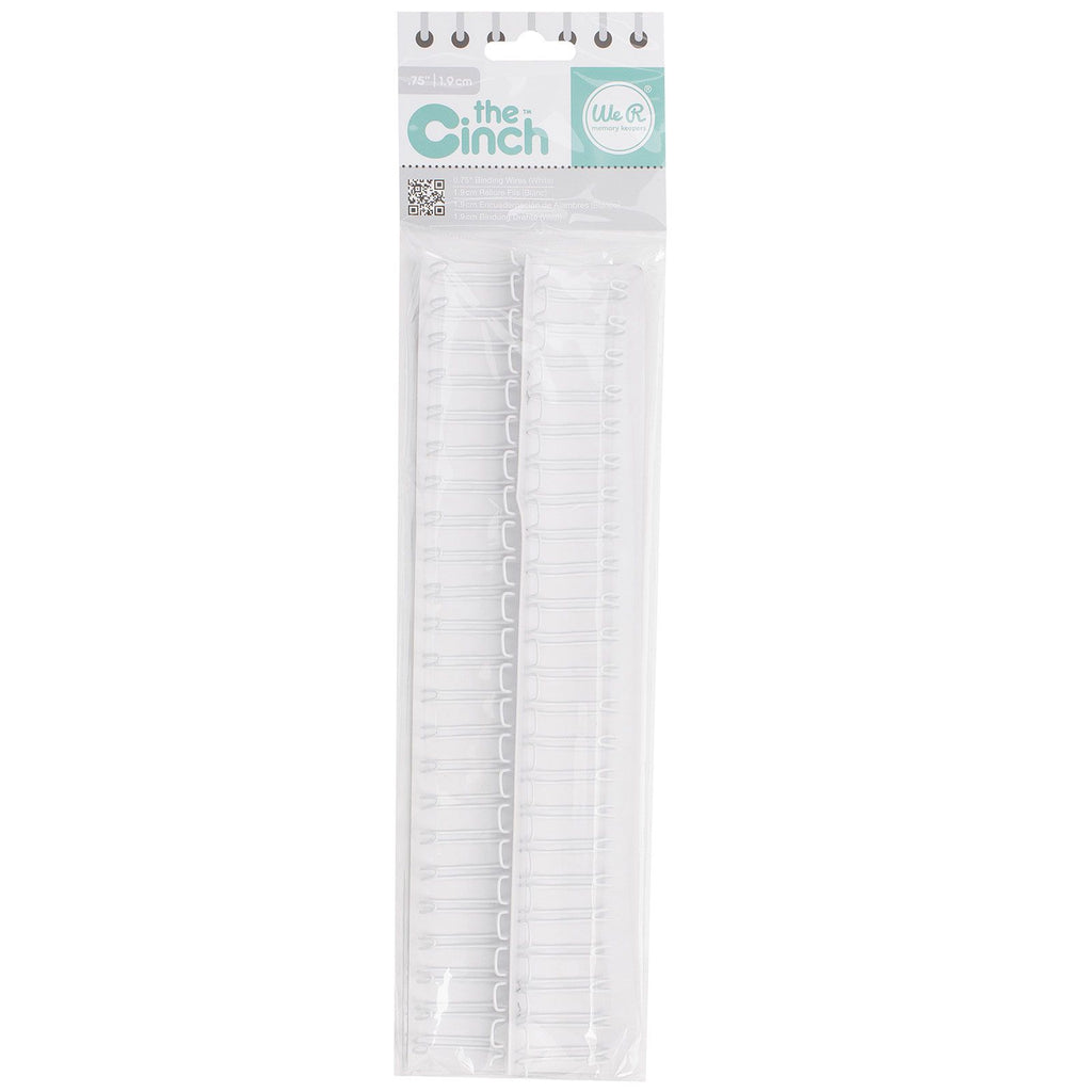We r makers • cinch binding wires 1,9cm white