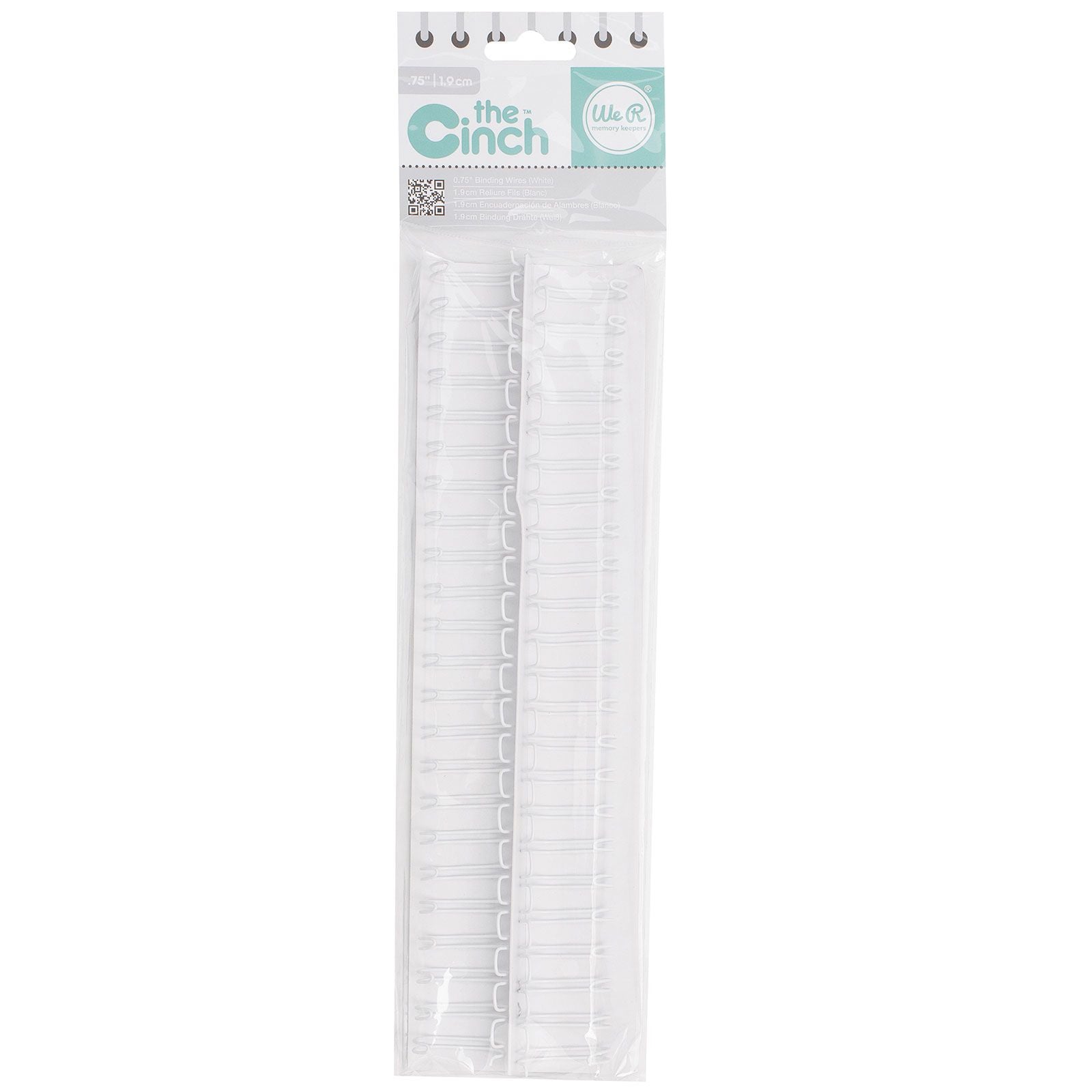 We r makers • cinch binding wires 1,9cm white