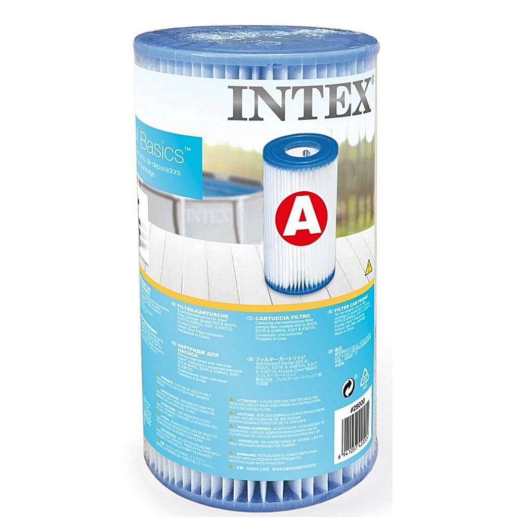 Intex 29000 filter cartridge type a 6 stuks voor zwembad 244 305 366 cm