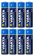 Varta batt va longlife power lr6 aa penlite krt a 8