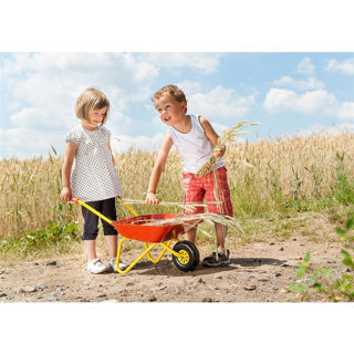 kruiwagen metaal junior rood