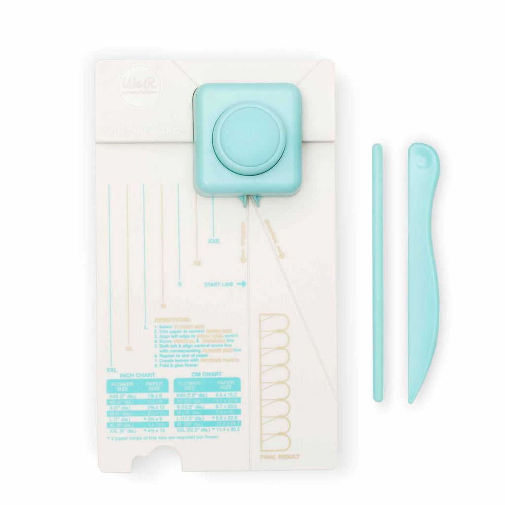 We r makers • flower punch board