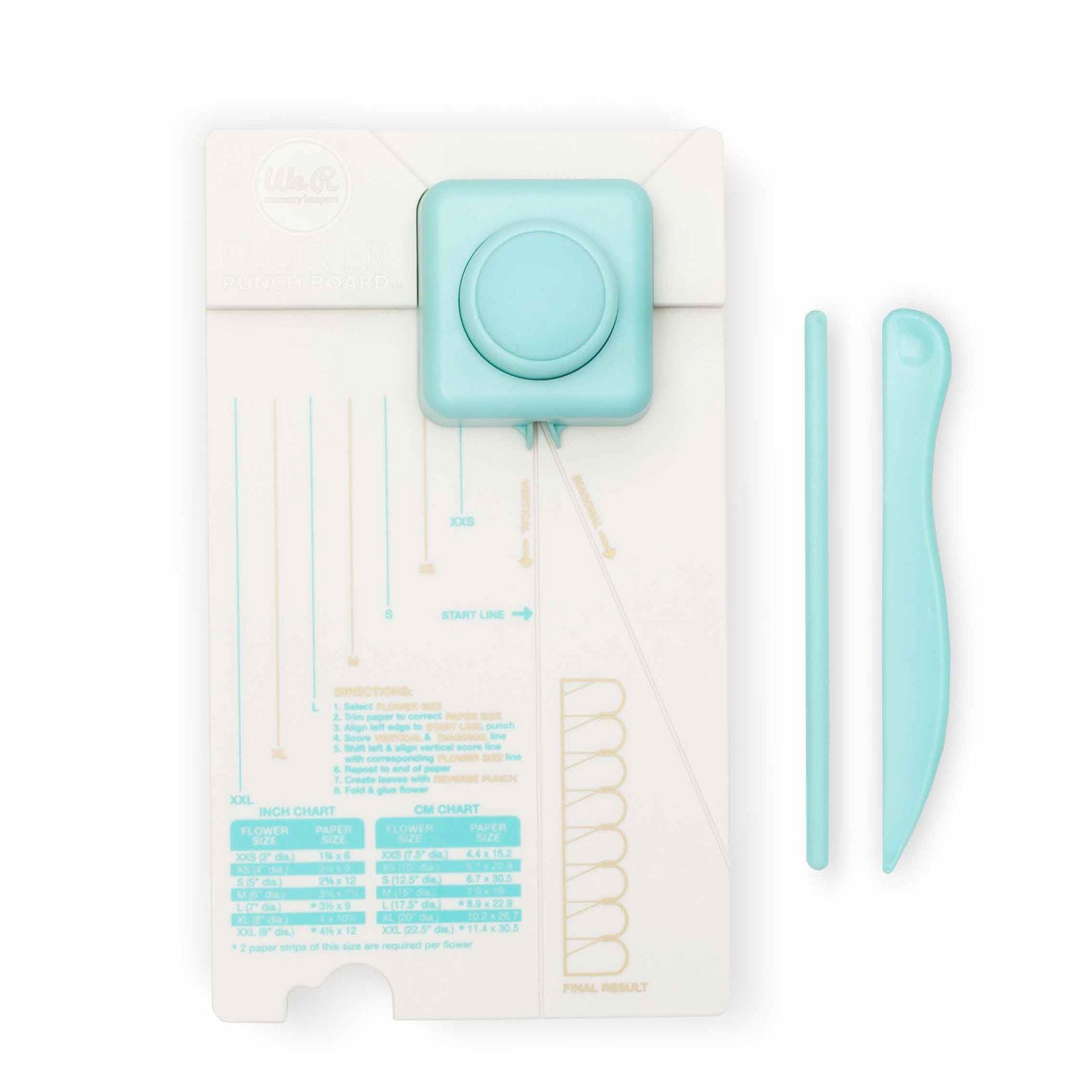 We r makers • flower punch board