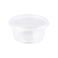 Plastic bak + deksel helder (250x 250cc)