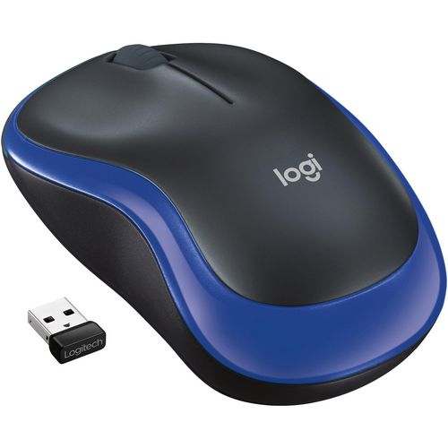 Muis logitech m185 draadloos blauw