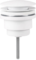 Differnz design afvoerplug mat wit