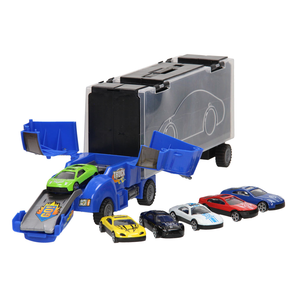 Autotransporter zur Lagerung - Blau