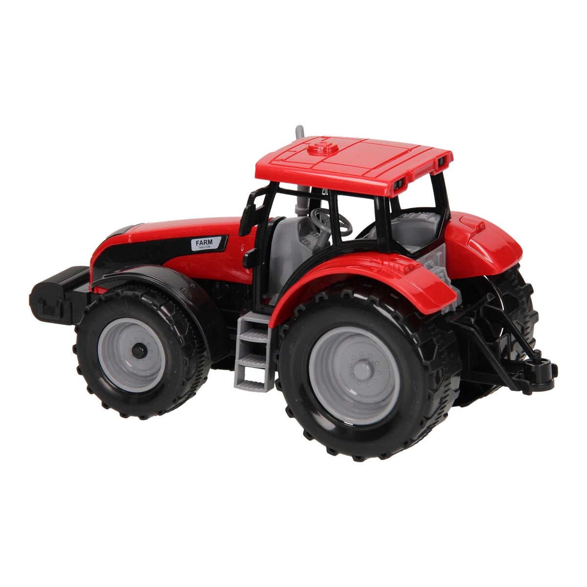 Tractor met platte kar 1:32