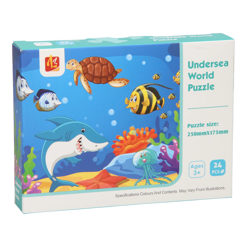 Lobbes Puzzle Unterwasserwelt, 24 Teile.