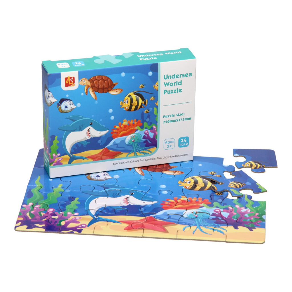 Lobbes Puzzle Unterwasserwelt, 24 Teile.